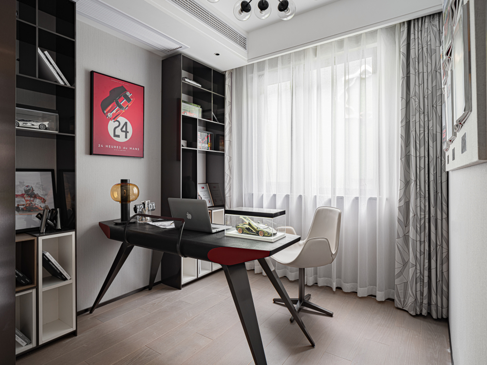 现代前卫风格室内设计家装案例-书房 现代前卫风格室内设计家装案例-书房