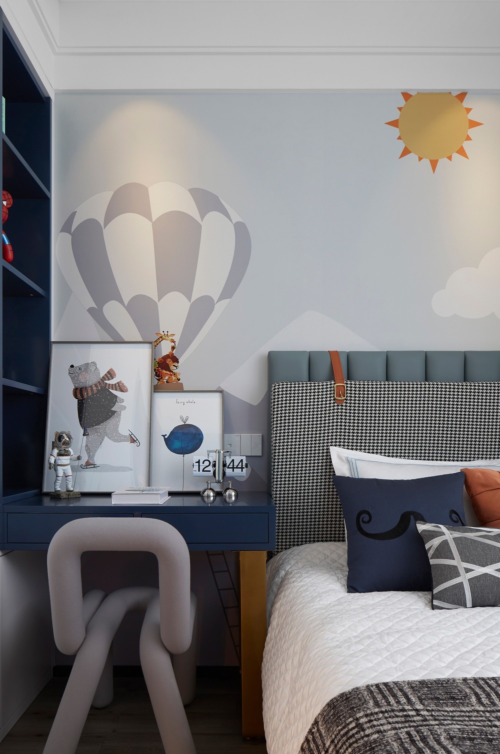 港式现代风格室内家装案例效果图-儿童房 港式现代风格室内家装案例效果图-儿童房