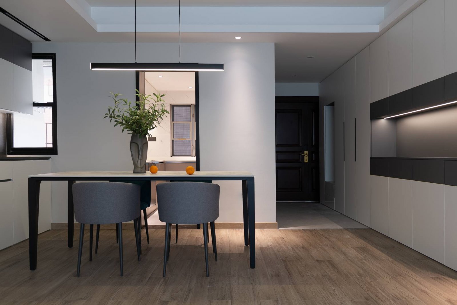 现代简欧风格家装设计室内装修效果图-餐厅 现代简欧风格家装设计室内装修效果图-餐厅